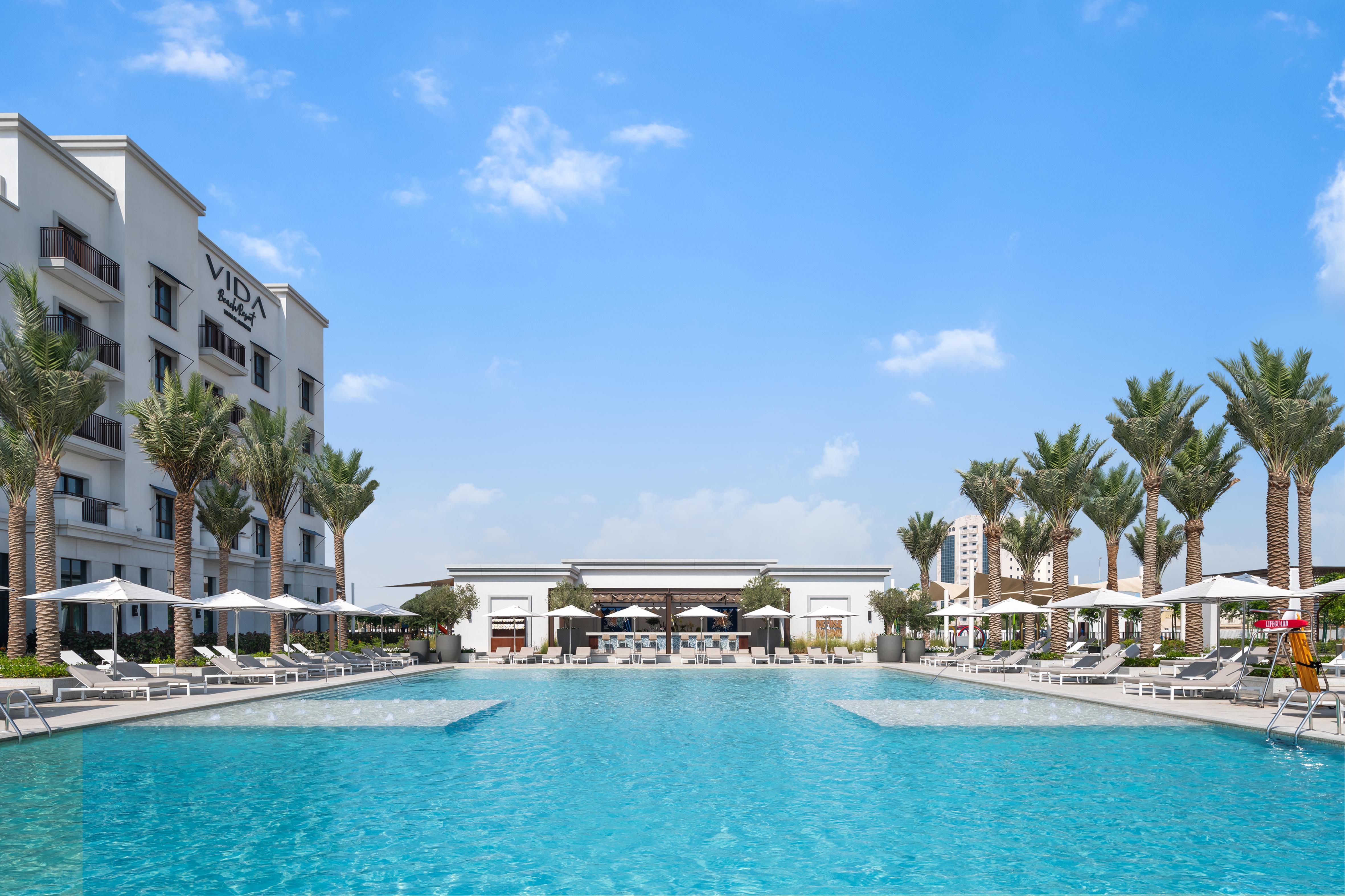 Vida Beach Resort Umm Al Quwain ภายนอก รูปภาพ View of the pool at Vida Downtown Dubai